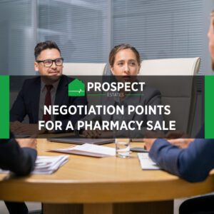 Negotiation points for a pharmacy sale